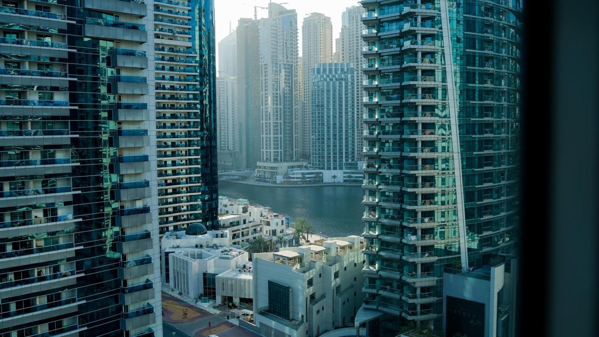 Spacious 2 Bed Apt At Marina High Floor Dubai Exterior foto