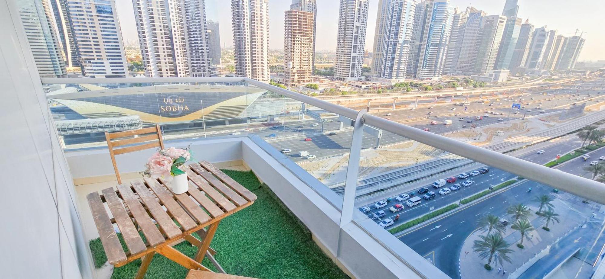 Spacious 2 Bed Apt At Marina High Floor Dubai Exterior foto