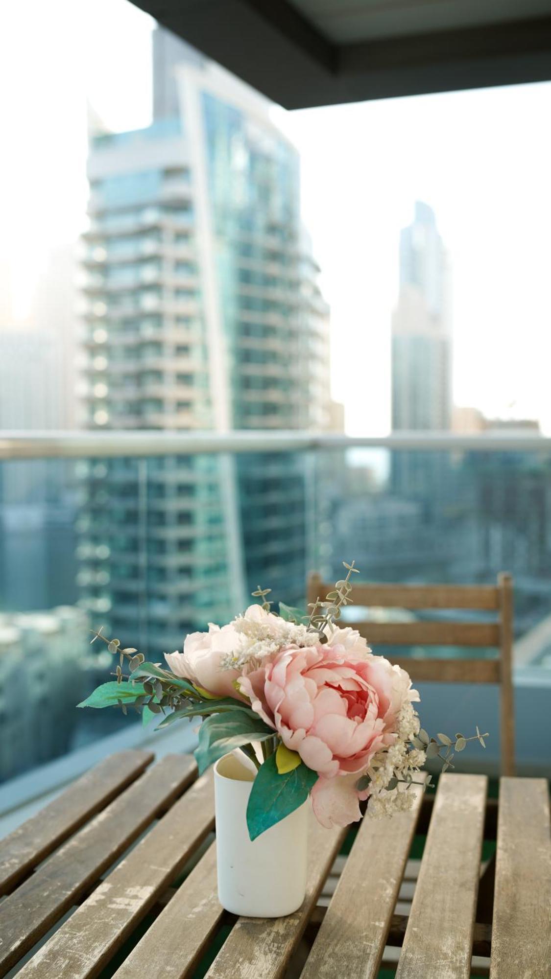 Spacious 2 Bed Apt At Marina High Floor Dubai Exterior foto