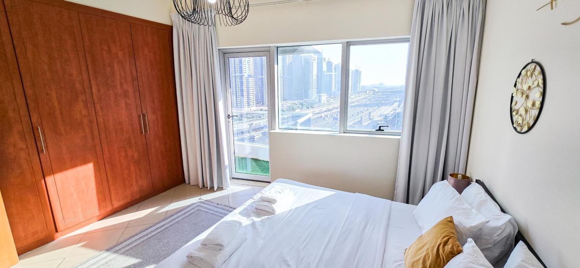 Spacious 2 Bed Apt At Marina High Floor Dubai Exterior foto