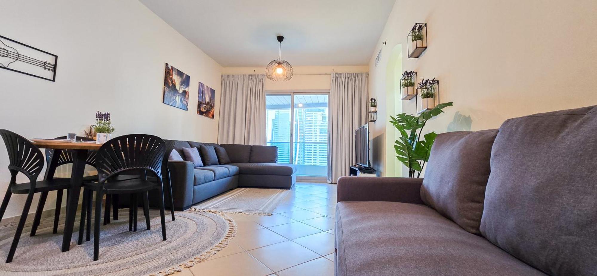 Spacious 2 Bed Apt At Marina High Floor Dubai Exterior foto